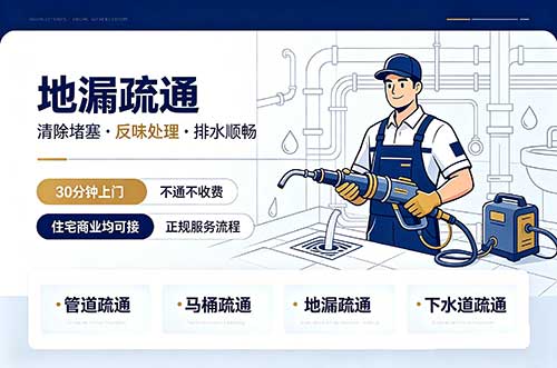章丘地漏疏通