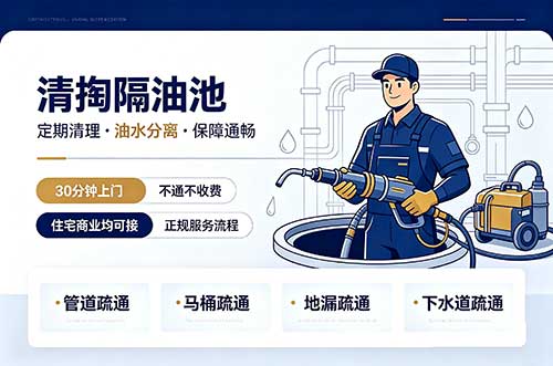 章丘清掏隔油池